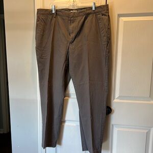 Nautica Tan Pants Flat-Front